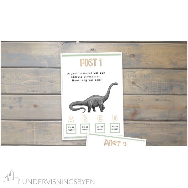Natursti "dinosaurer" BM/NN