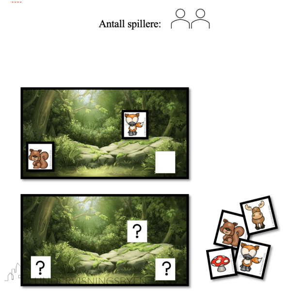 Memoryspill - Hva gjemmer seg i skogen? - Bilde 2