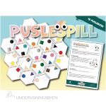 Puslespill: shapes and colors