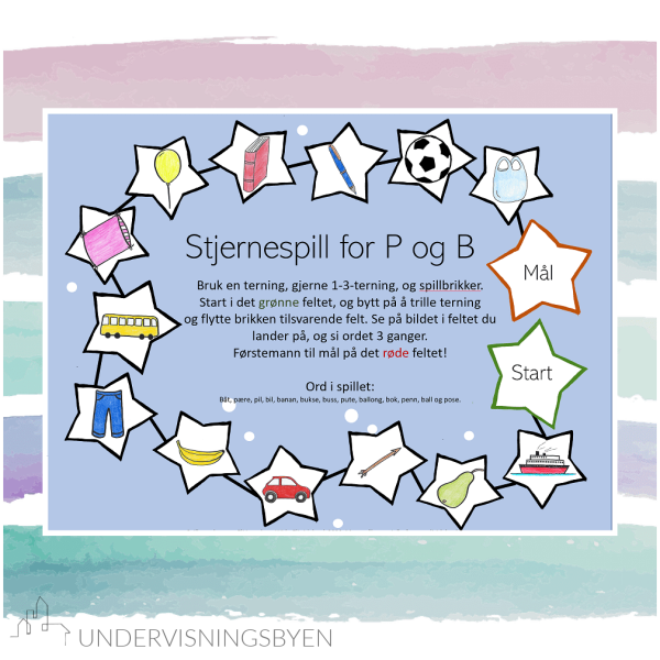 Stjernespill for P og B