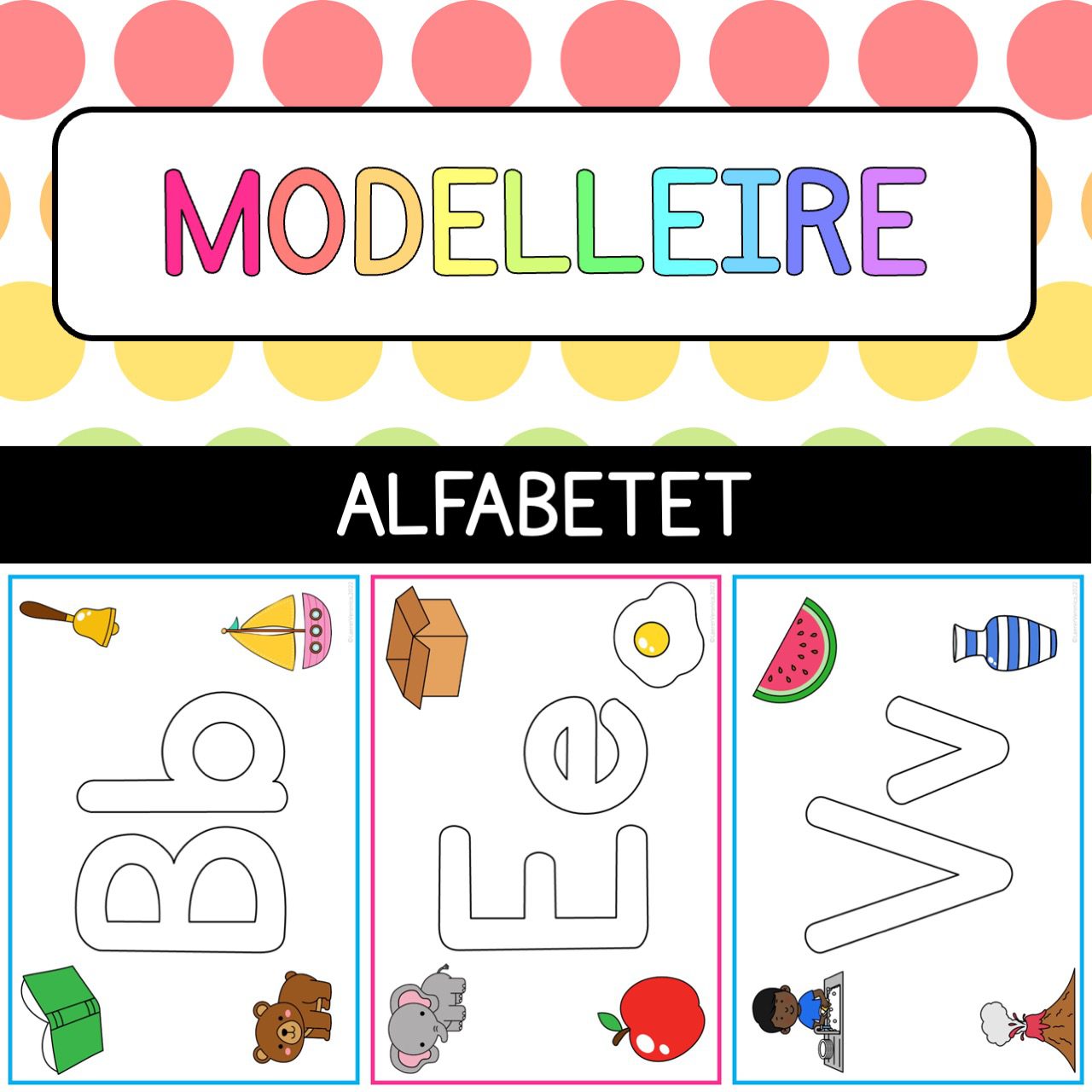 Modelleirematter – Alfabetet