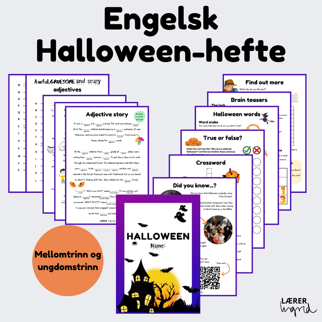 Engelsk temahefte: Halloween