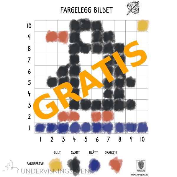 Fargelegg bilde GRATIS PRØVE