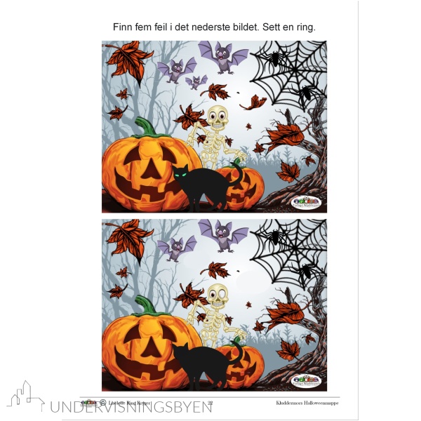 Kluddermors Halloweenmappe - Bilde 2