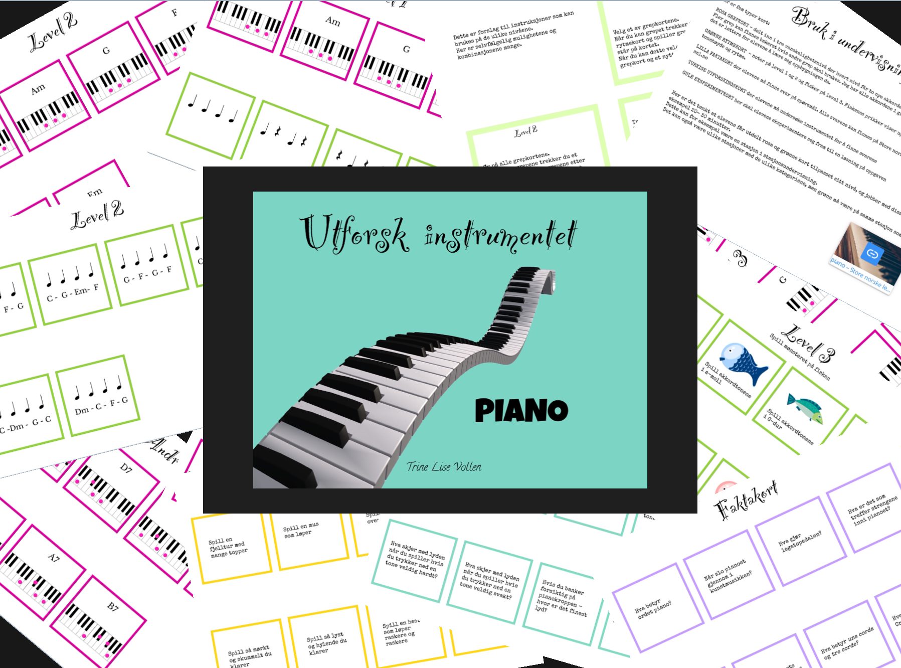Utforsk instrumentet PIANO