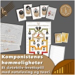 Spillet “Komponistens hemmeligheter” (bokmål og nynorsk)