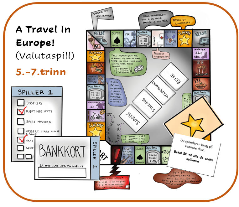 A Travel In Europe! (valuta-spill)