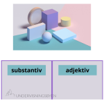 Former og mønstre, substantiv og adjektiv