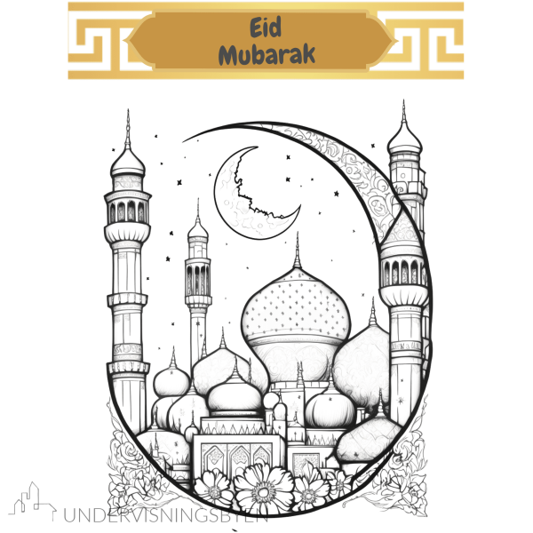 Lag Eid Mubarak kort