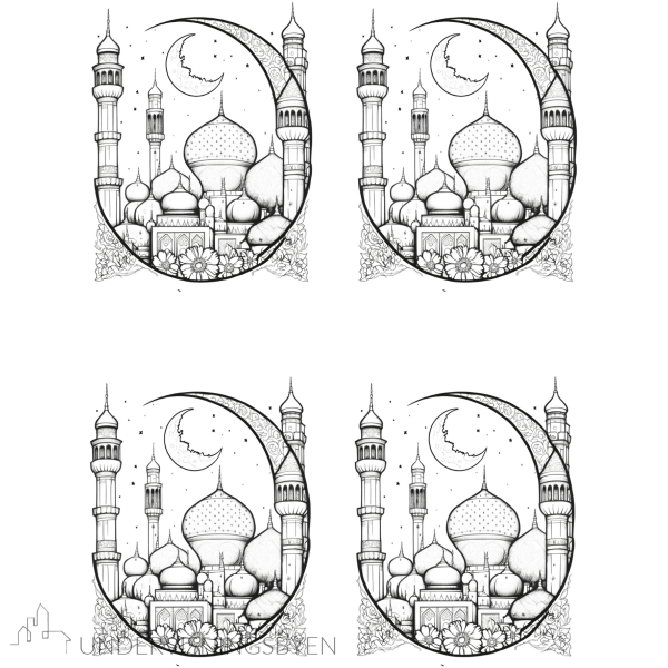 Lag Eid Mubarak kort - Bilde 10