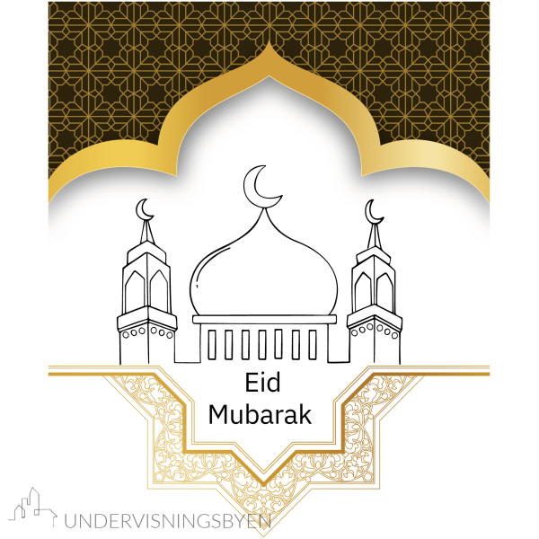 Lag Eid Mubarak kort - Bilde 5