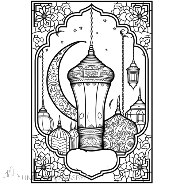 Lag Eid Mubarak kort - Bilde 8