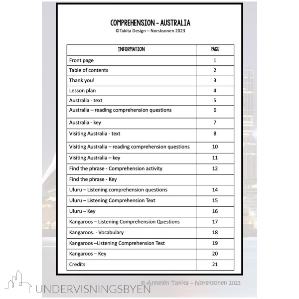 Comprehension Australia - Bilde 2