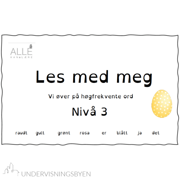 Lesebøker - Nivå 3 Vi øver på høyfrekvente ord NN/BM + dysleksivennlig font - Bilde 3