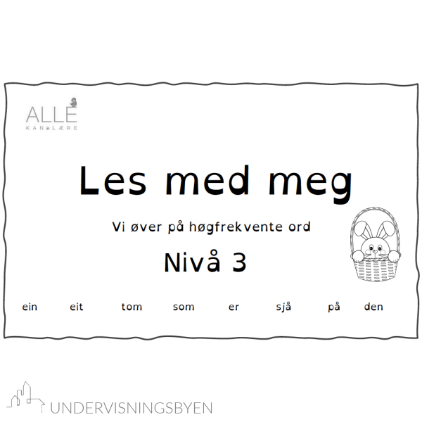 Lesebøker - Nivå 3 Vi øver på høyfrekvente ord NN/BM + dysleksivennlig font - Bilde 5