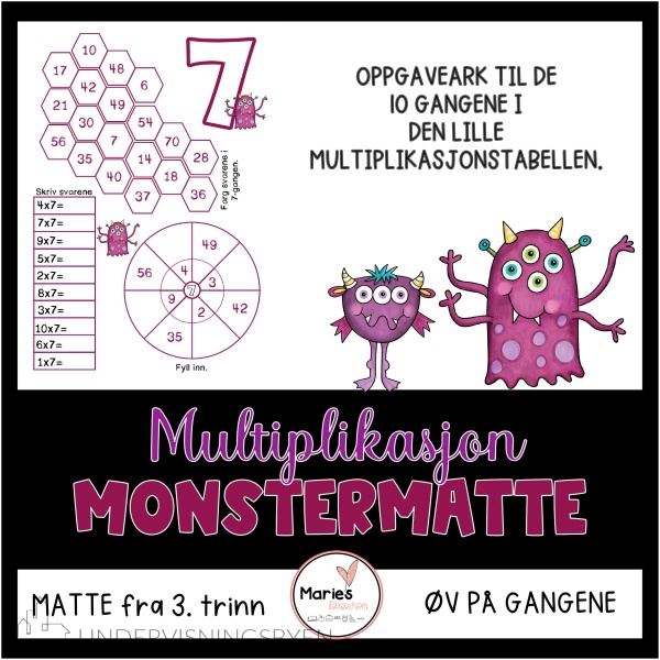MONSTERMATTE multiplikasjon