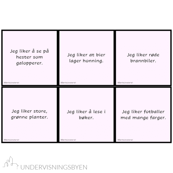 Jeg liker - ubst. flertall - Bilde 6