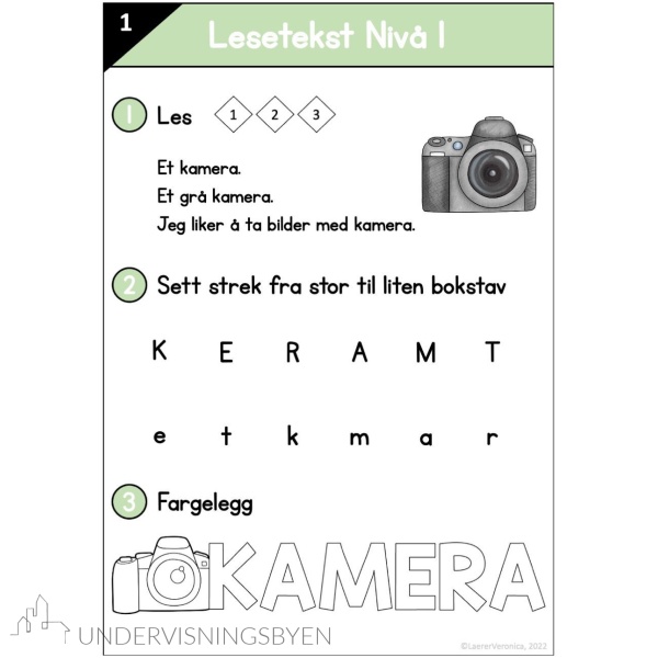 Les og skriv – Lesetekster 3 Nivå 1 - Bilde 3
