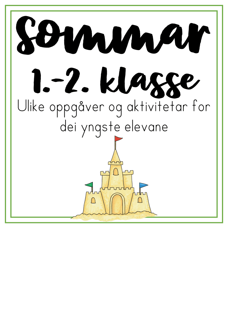 Sommaroppgåver 1.-2.klasse – nynorsk