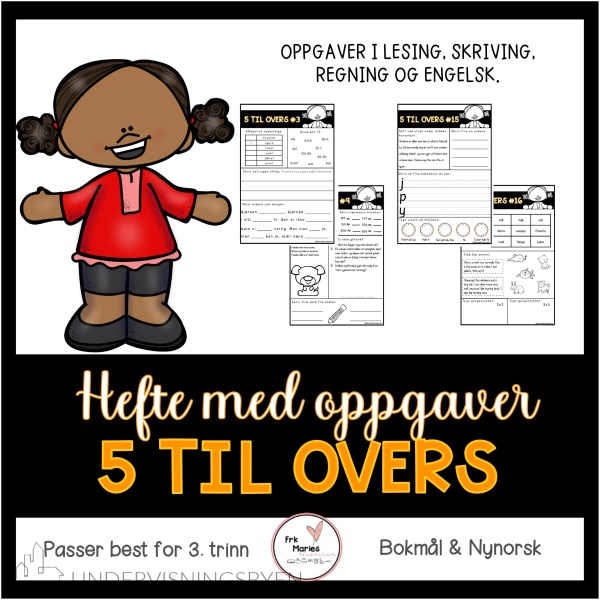 5 til overs for 3. trinn