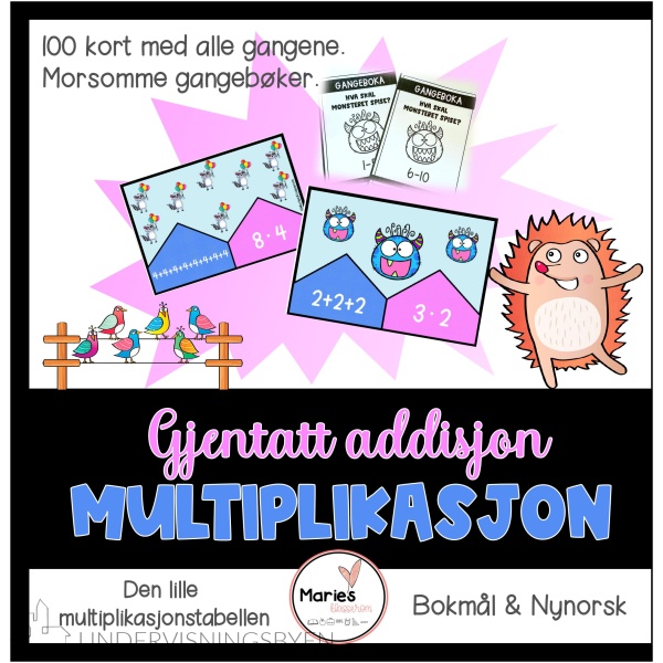 GJENTATT ADDISJON multiplikasjon