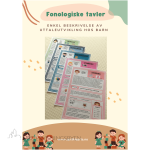 Tavler som beskriver barns fonologiske uttaleprosesser