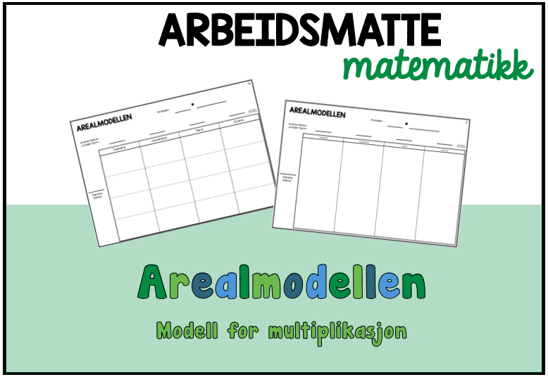 Arbeidsmatte – Arealmodellen BM og NN