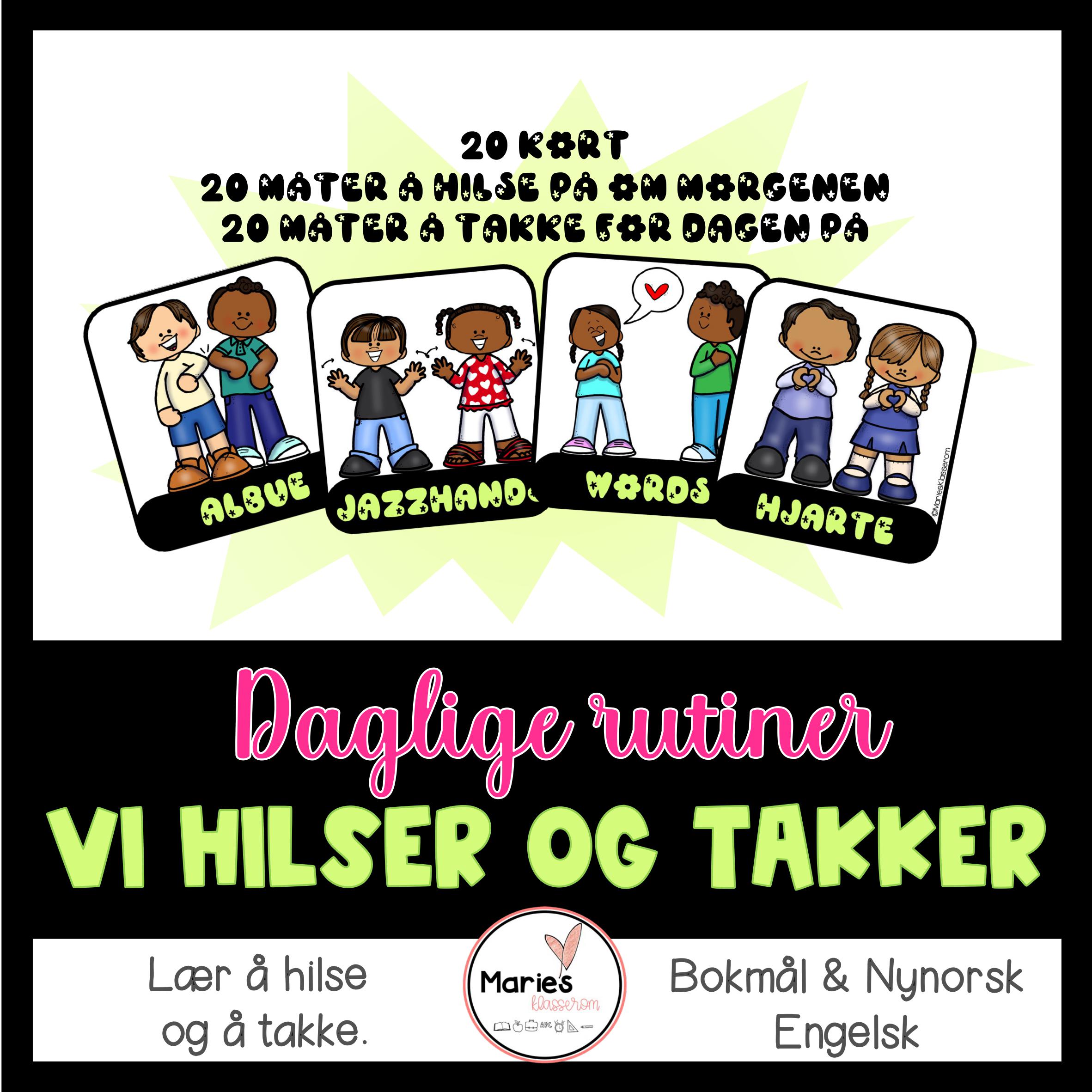 Vi hilser og takker