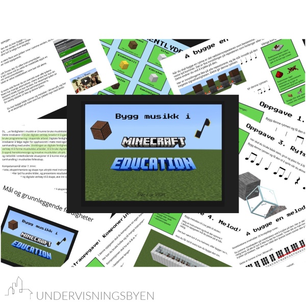 Bygg musikk i Minecraft Education
