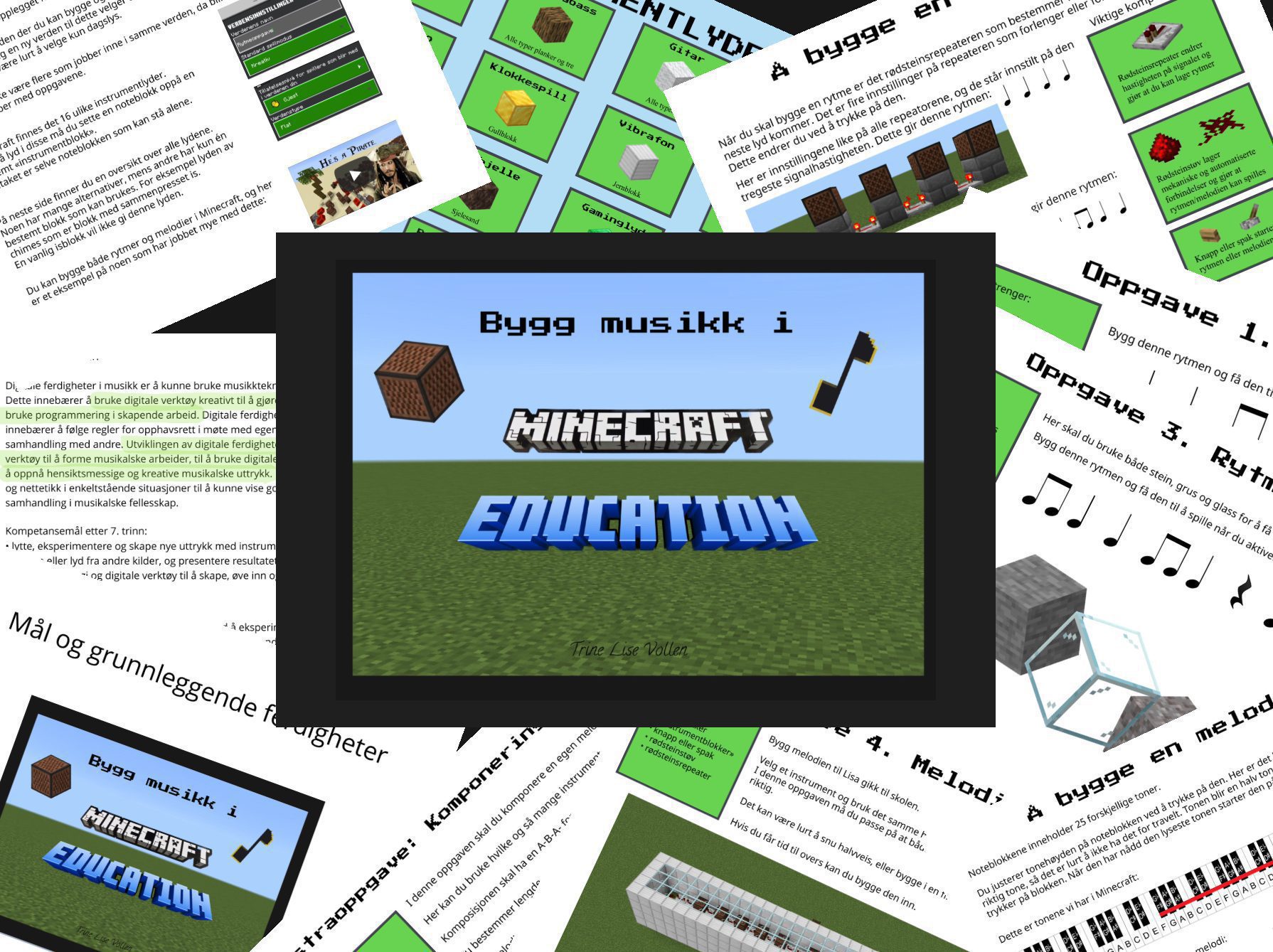 Bygg musikk i Minecraft Education