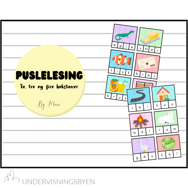 Puslelesing - 180 stk (BM/NN)