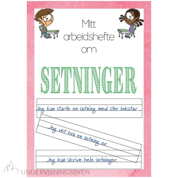 Mitt arbeidshefte om SETNINGER