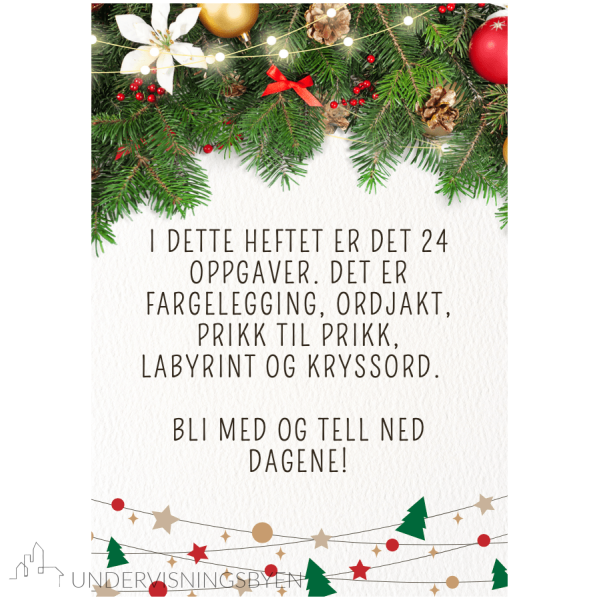 Julehefte / Jul / Hefte / Aktivitetshefte / Arbeidshefte - Bilde 2