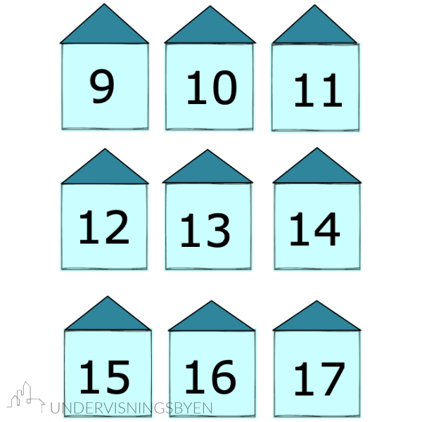Tallhus - nabotall 1-100