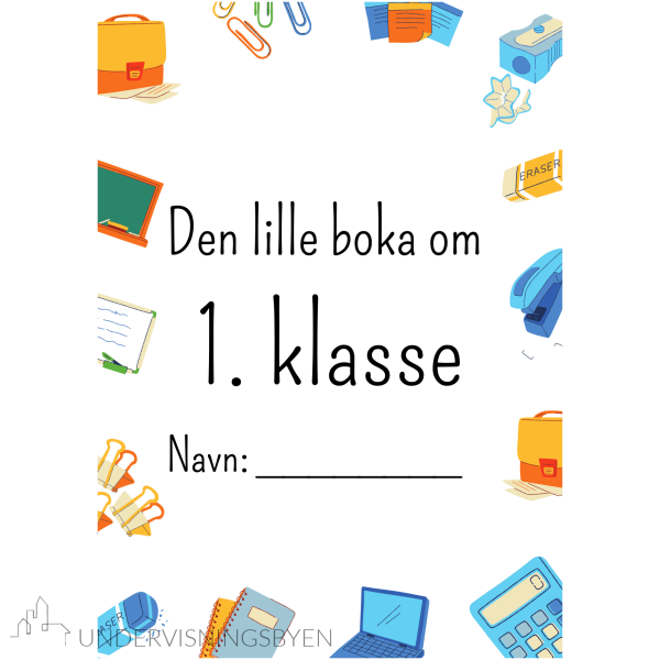 Hefte om skoleåret / skoledagbok / årbok / 1.-7. trinn / 60 sider!