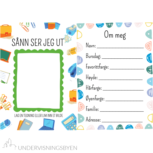 Hefte om skoleåret / skoledagbok / årbok / 1.-7. trinn / 60 sider! - Bilde 2