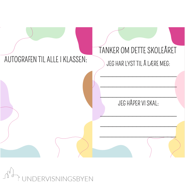 Hefte om skoleåret / skoledagbok / årbok / 1.-7. trinn / 60 sider! - Bilde 9