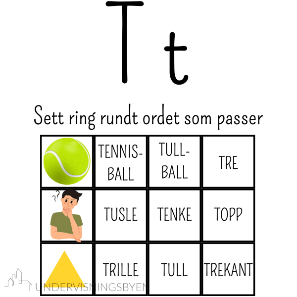 Hefte om alfabetet og begreper / 60 sider / ca. 250 ord med bilder! - Bilde 9