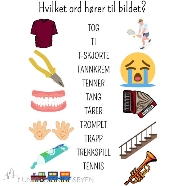 Hefte om alfabetet og begreper / 60 sider / ca. 250 ord med bilder! - Bilde 4