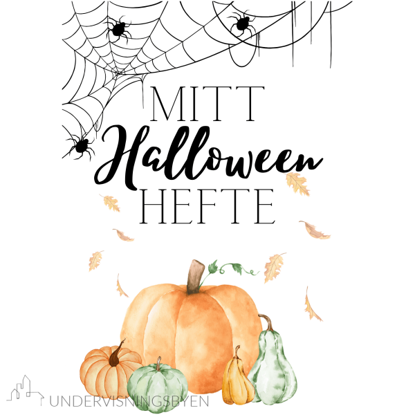 Halloween hefte / 20 sider med varierte oppgaver og aktiviteter