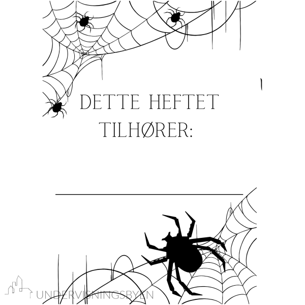 Halloween hefte / 20 sider med varierte oppgaver og aktiviteter - Bilde 21
