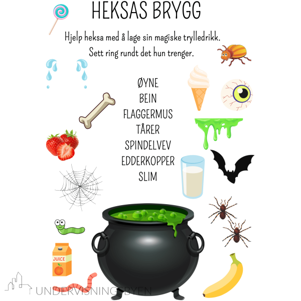 Halloween hefte / 20 sider med varierte oppgaver og aktiviteter - Bilde 9