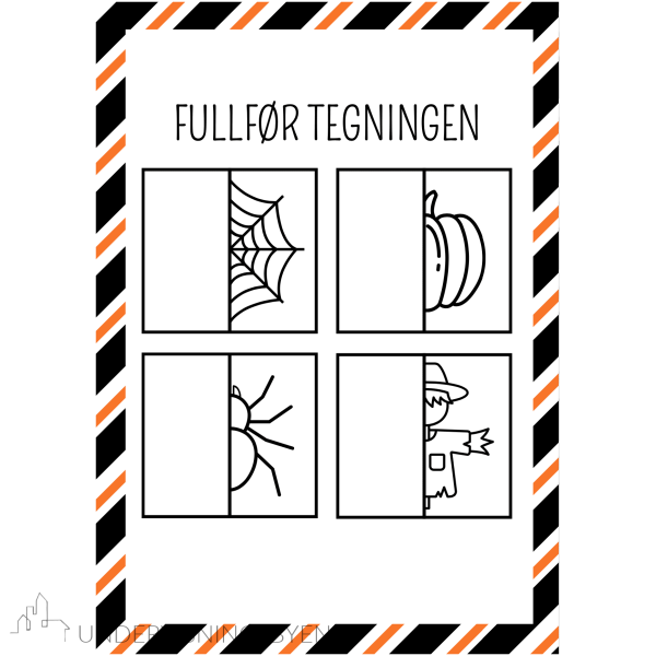 Halloween hefte / 20 sider med varierte oppgaver og aktiviteter - Bilde 15
