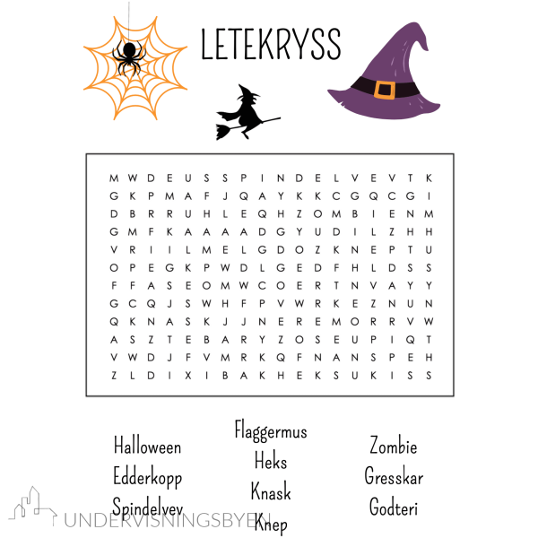 Halloween hefte / 20 sider med varierte oppgaver og aktiviteter - Bilde 14