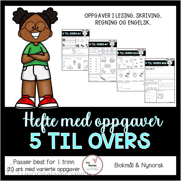 5 TIL OVERS for 1. trinn