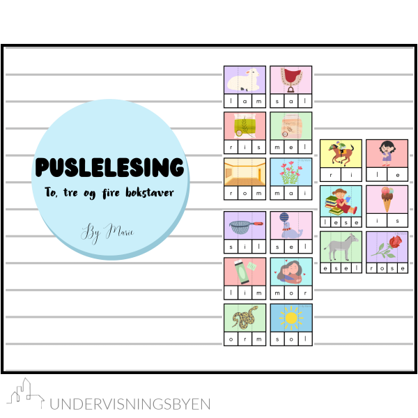 Puslelesing - silorema (18 stk)