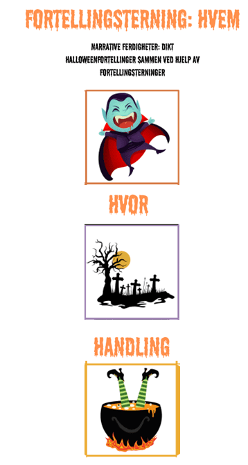 Fortellingsterninger med Halloween-tema