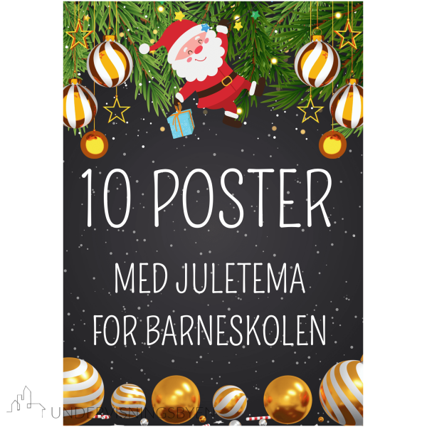 10 poster med juletema / jul / uteskole / natursti / småtrinnet - Bilde 2
