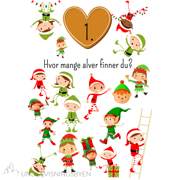 10 poster med juletema / jul / uteskole / natursti / småtrinnet - Bilde 3