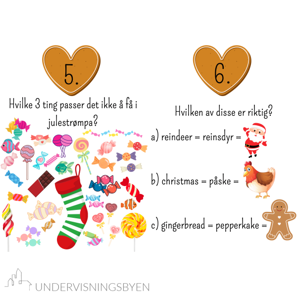 10 poster med juletema / jul / uteskole / natursti / småtrinnet - Bilde 6